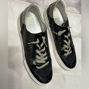 Dolce Vita Black glitter 8.5 Zalika sneaker tennis shoe